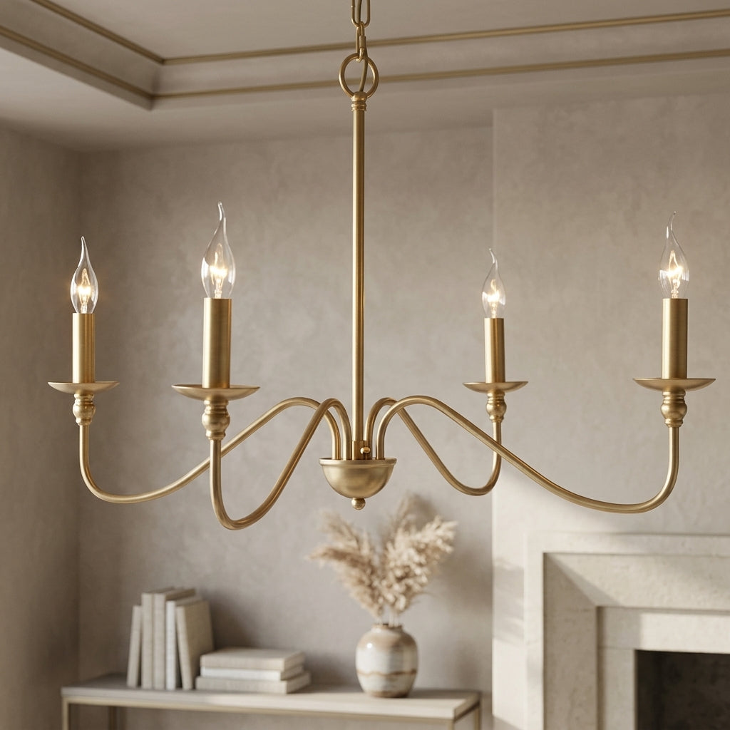 Elegant Black Chandelier Light