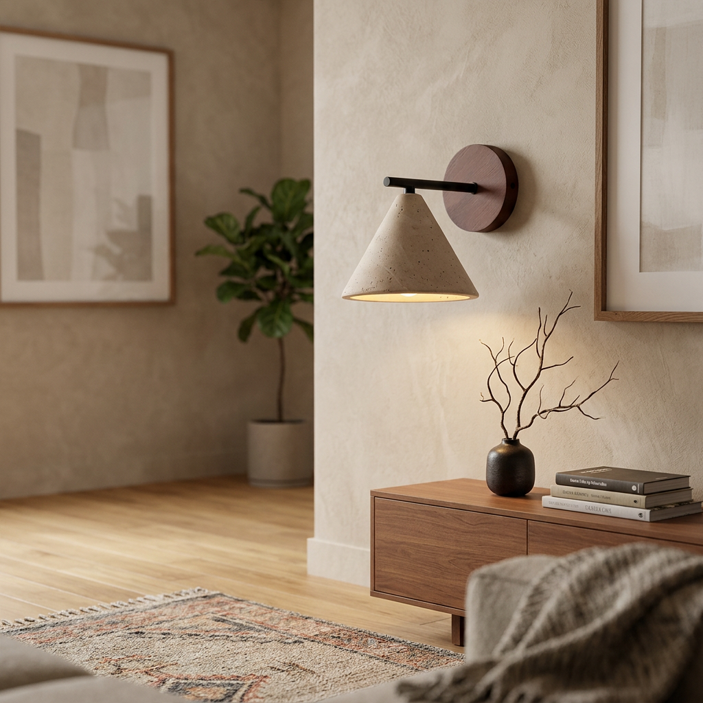 Elegant Cone-Shaped Wall Light