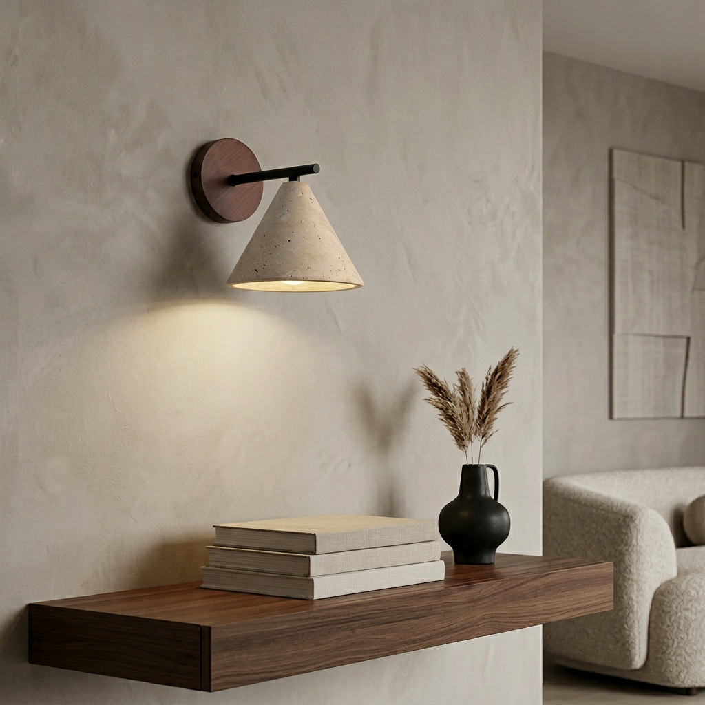 Elegant Cone-Shaped Wall Light
