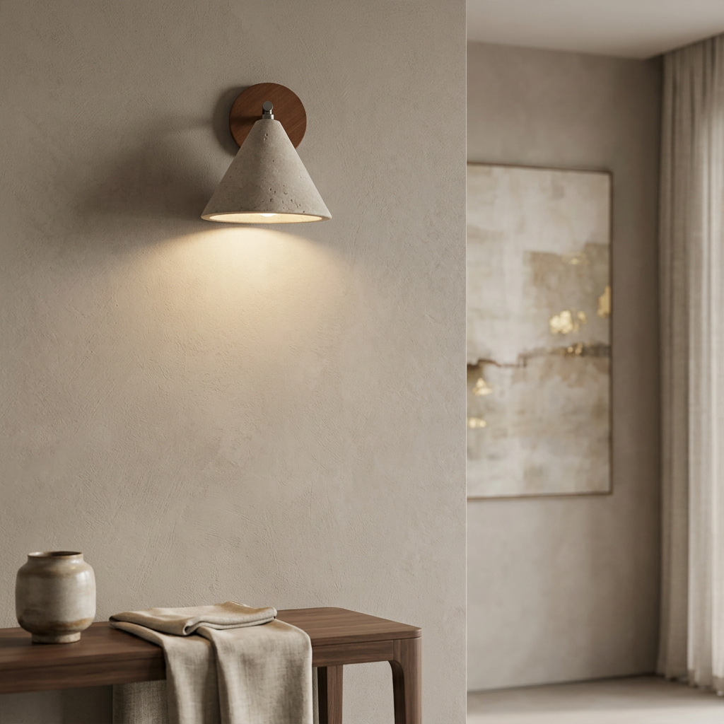 Elegant Cone-Shaped Wall Light
