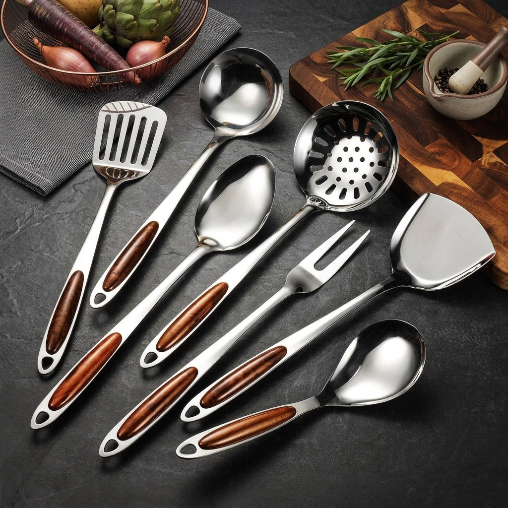 Stainless Steel Kitchen Utensil Set