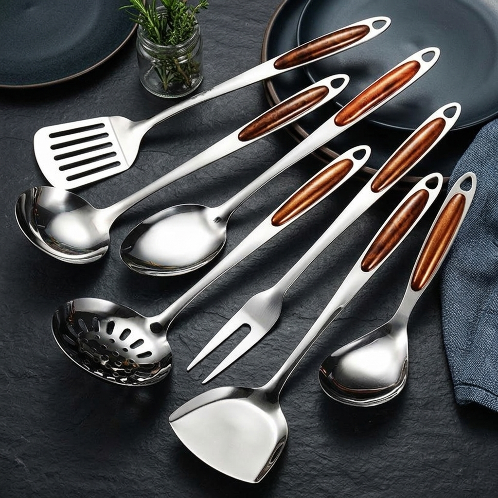 Stainless Steel Kitchen Utensil Set