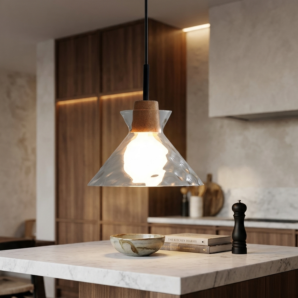 Nordic Elegance Glass Pendant Light