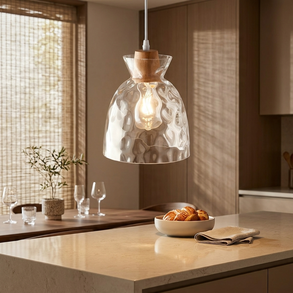 Nordic Elegance Glass Pendant Light