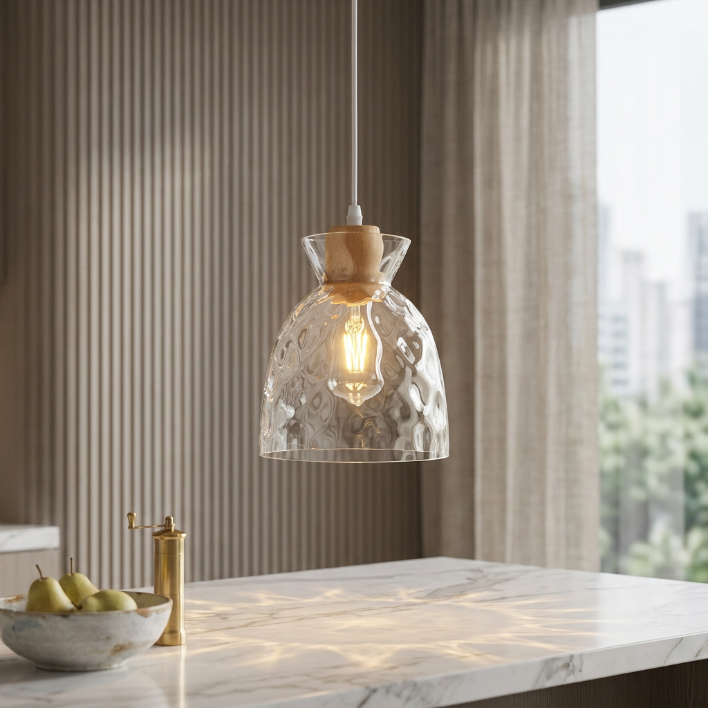 Nordic Elegance Glass Pendant Light
