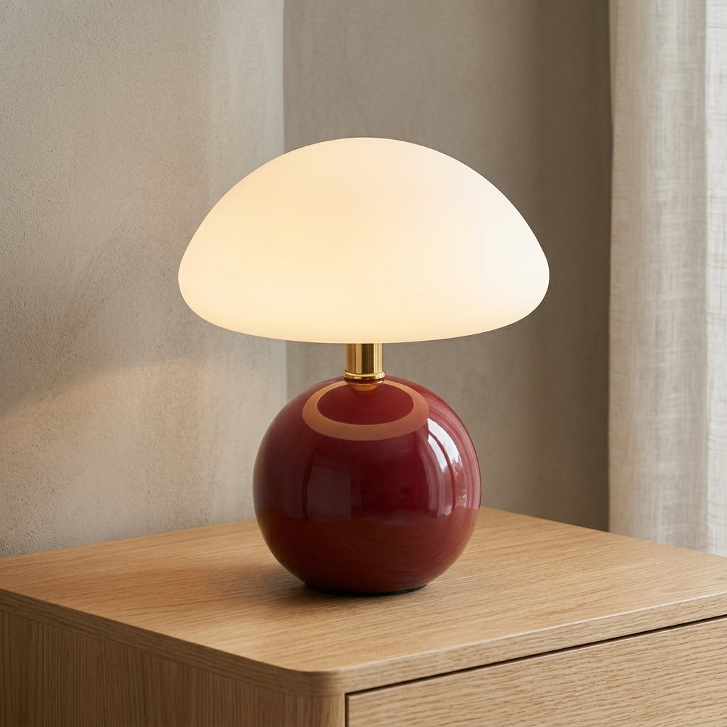 Elegant French Cream Table Lamp