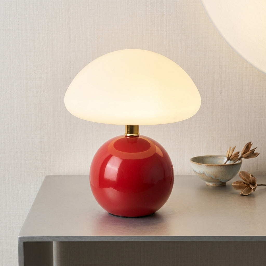 Elegant French Cream Table Lamp