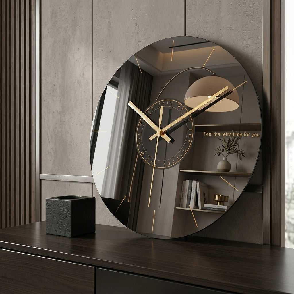 Artistic Glass Wall Clock