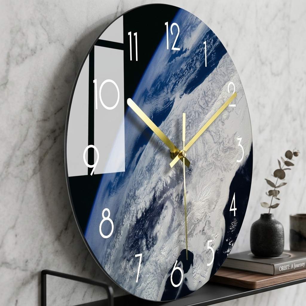 Artistic Glass Wall Clock