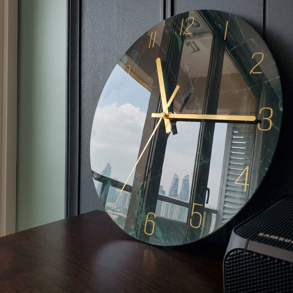 Artistic Glass Wall Clock