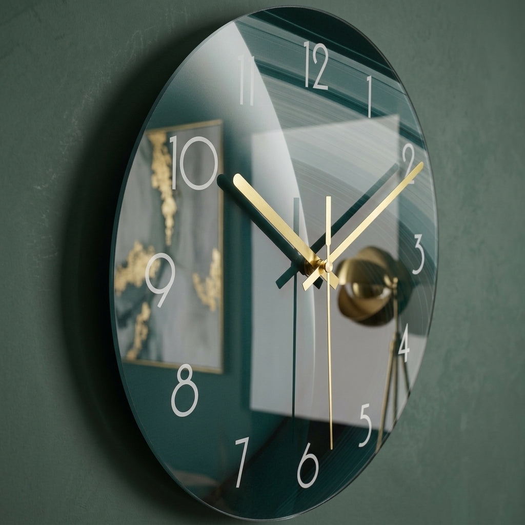 Artistic Glass Wall Clock