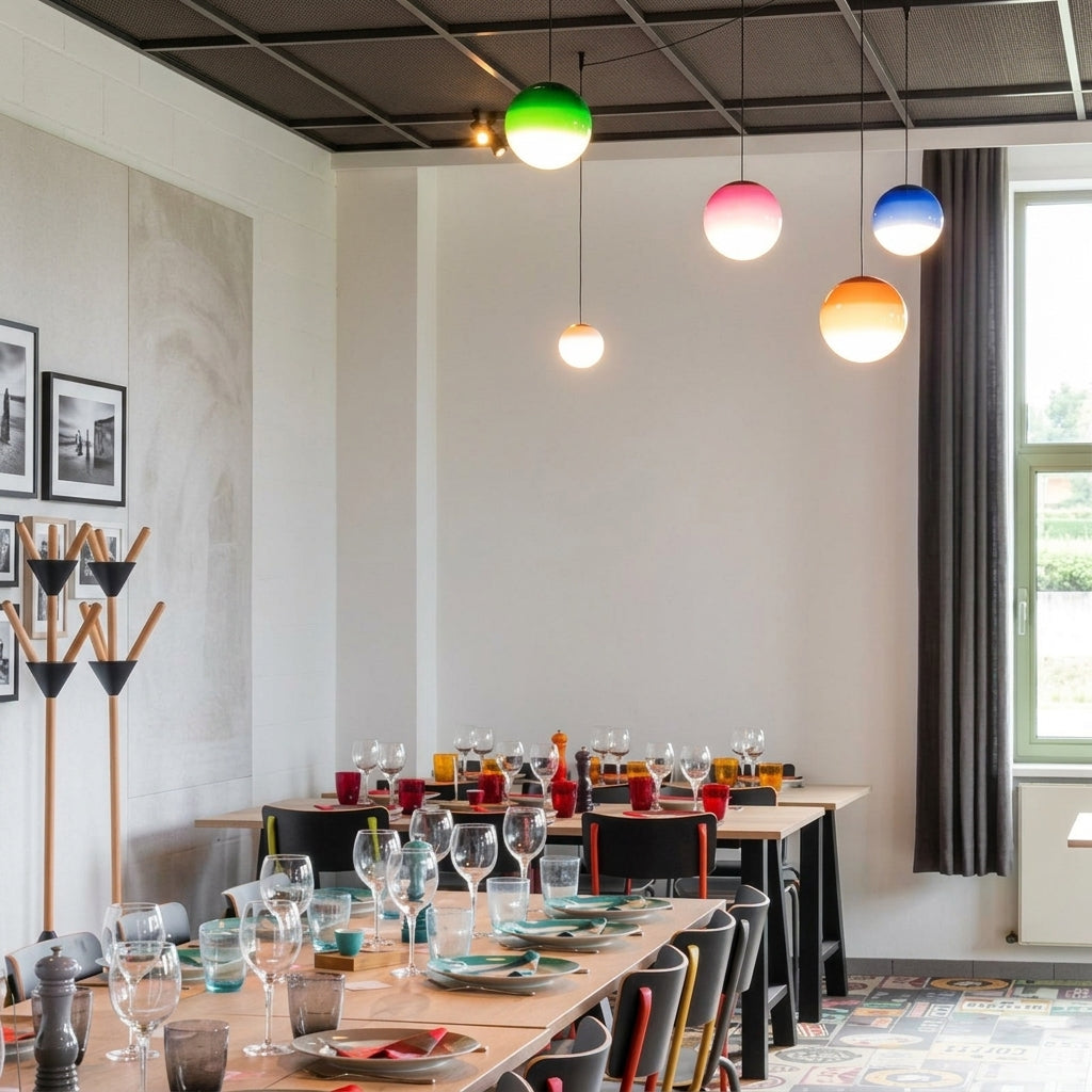 Gradient Glass Pendant Light
