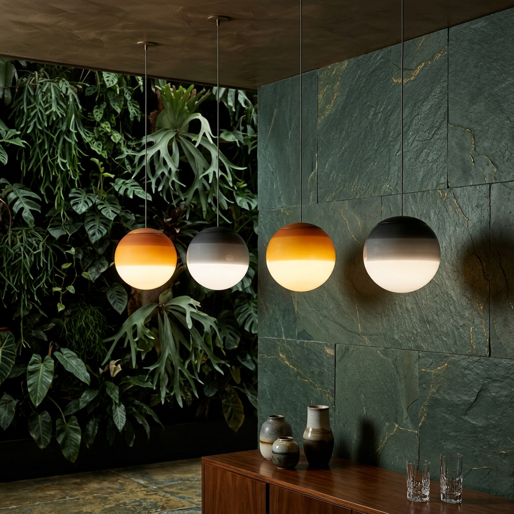 Gradient Glass Pendant Light