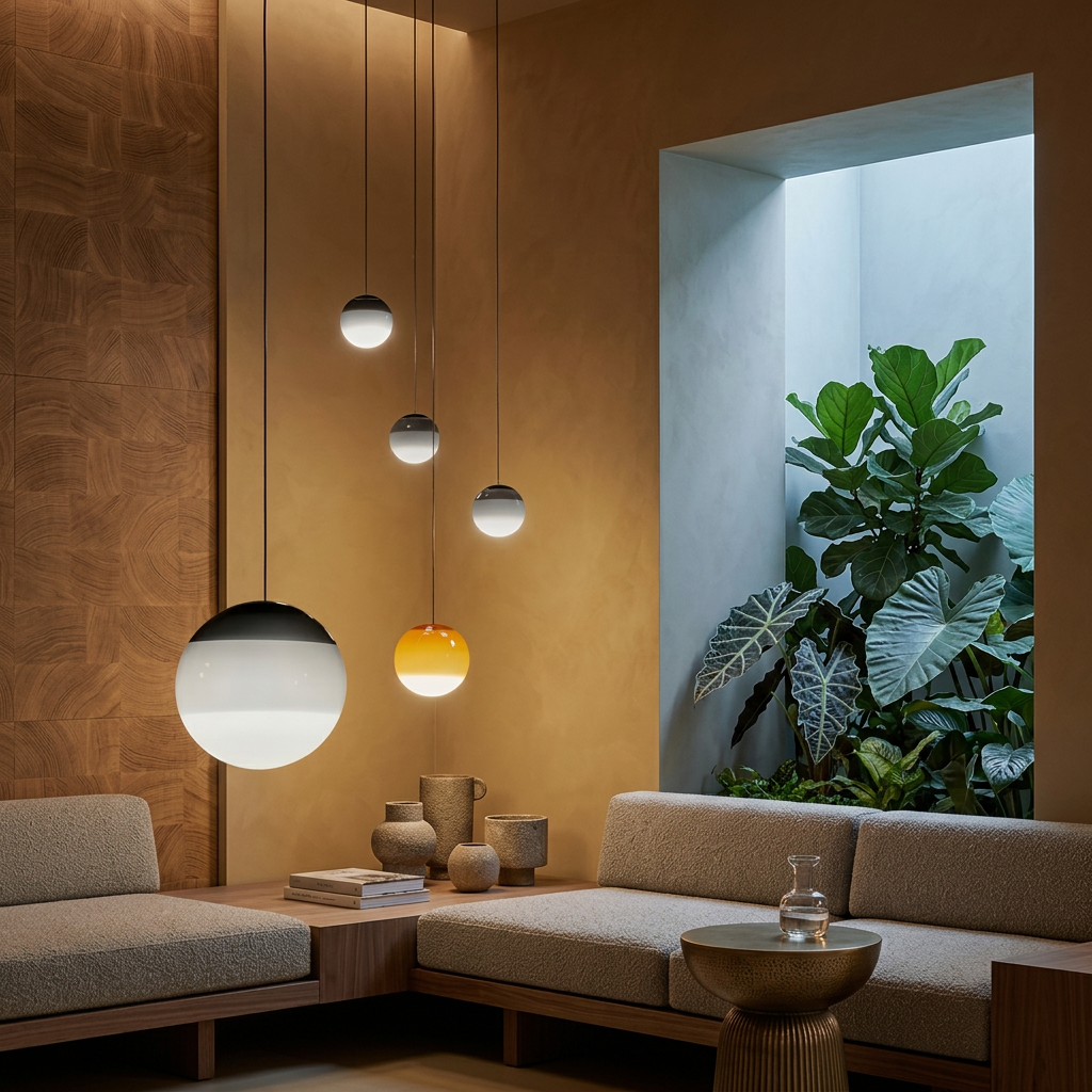 Gradient Glass Pendant Light