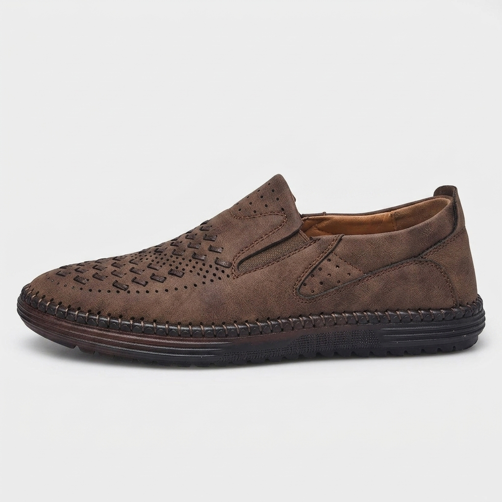 Wave Collection | Slip-On Loafers for Women with Perforated Design | Stylish Comfort for Everyday Wear