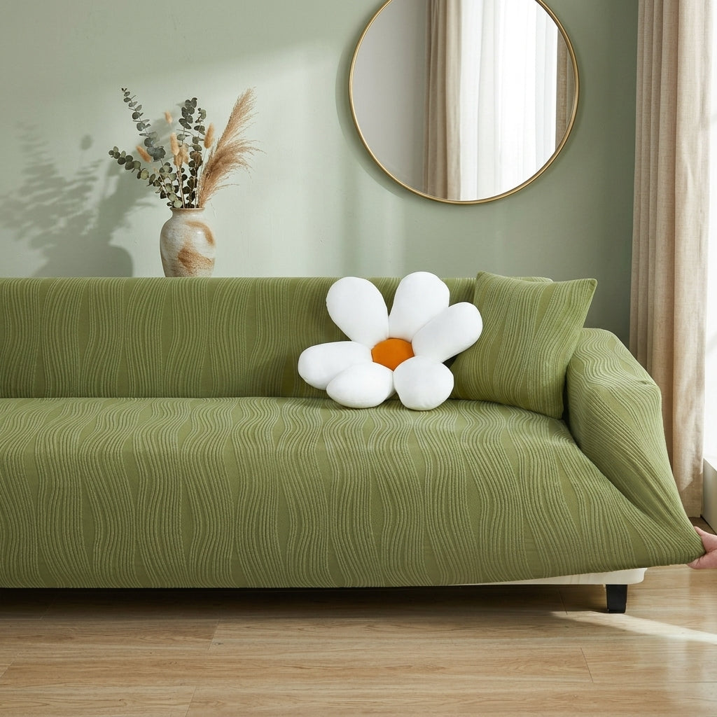 Elegant Jacquard Stretch Couch Cover