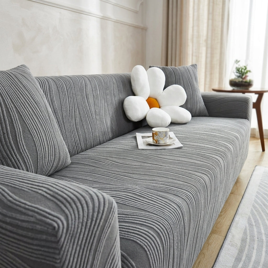 Elegant Jacquard Stretch Couch Cover