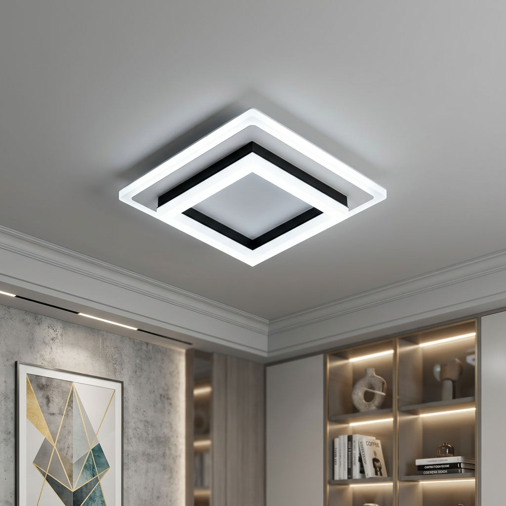 Modern LED Flush Mount Ceiling Light