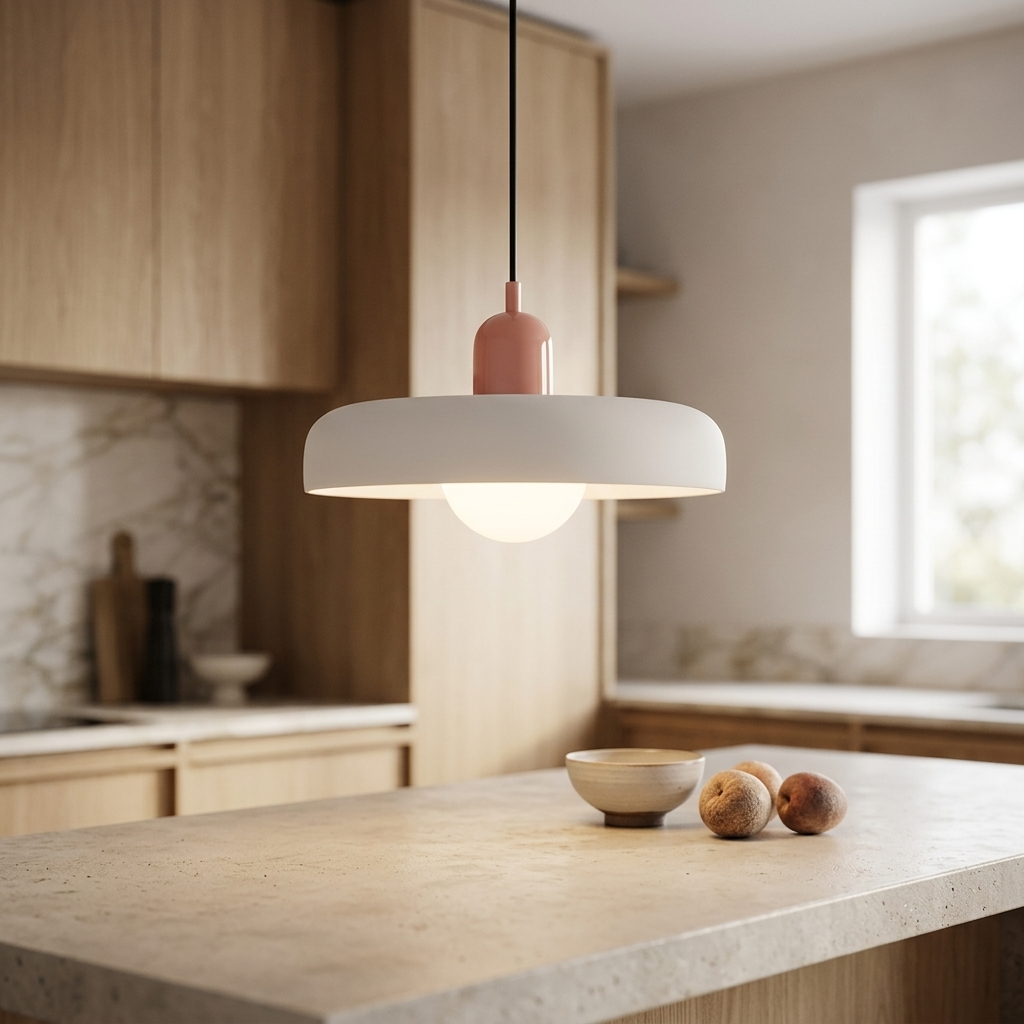 Luminous Halo Modern Glass Pendant Light