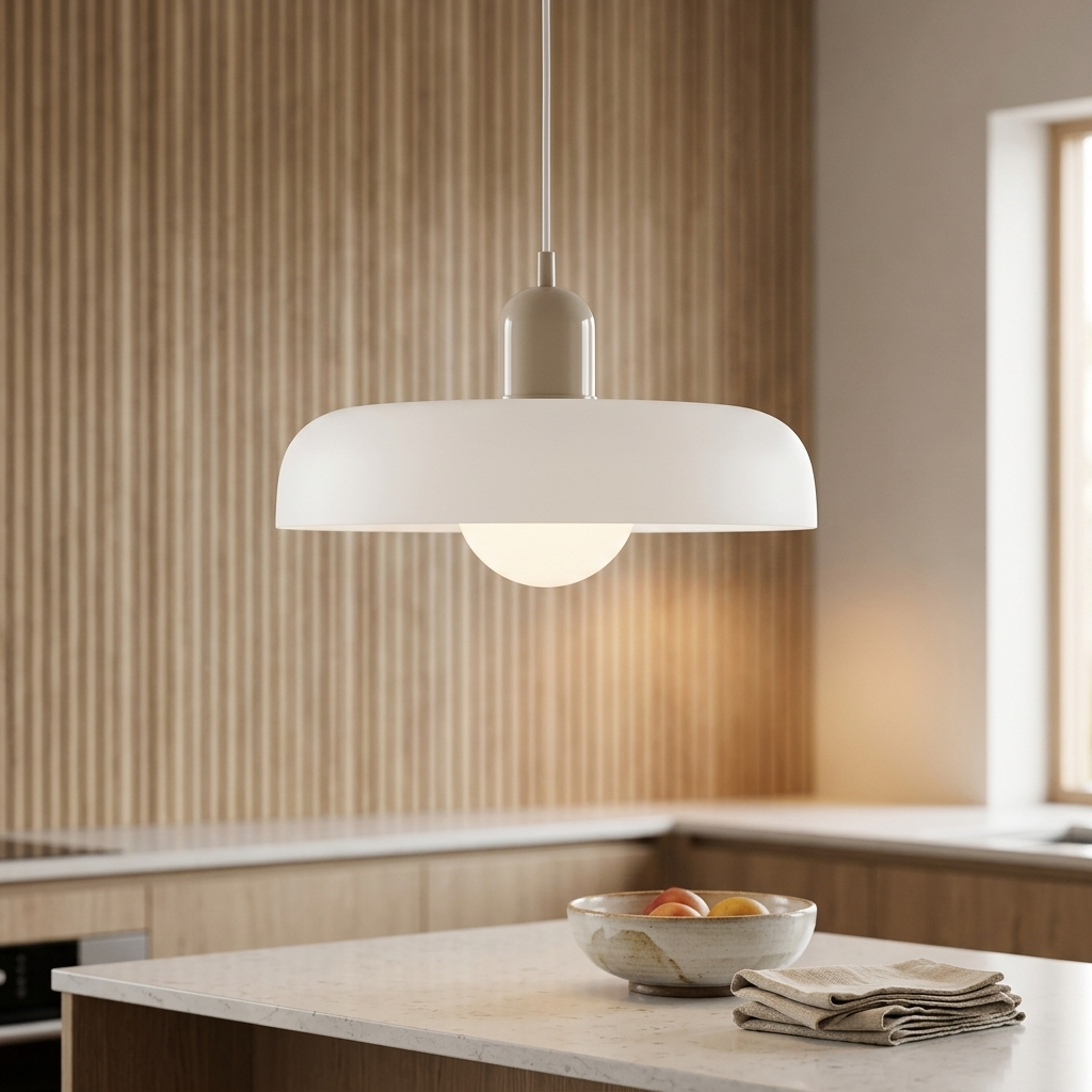 Luminous Halo Modern Glass Pendant Light