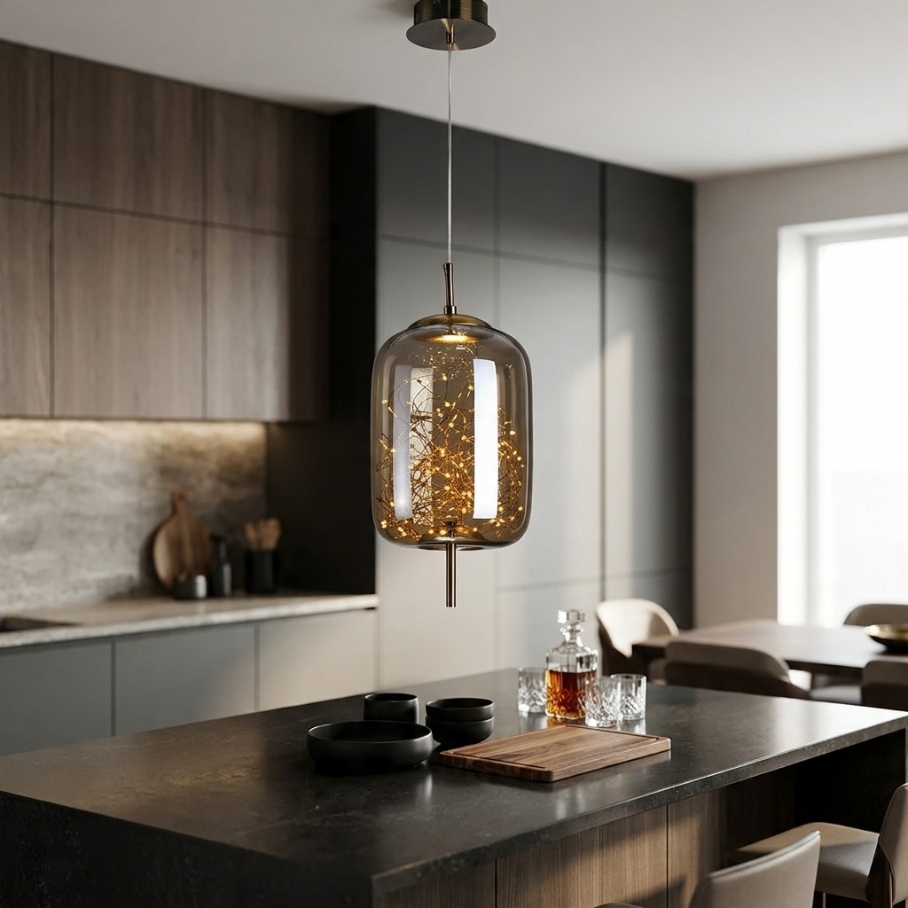 Nordic Luxury Modern Glass Pendant Light