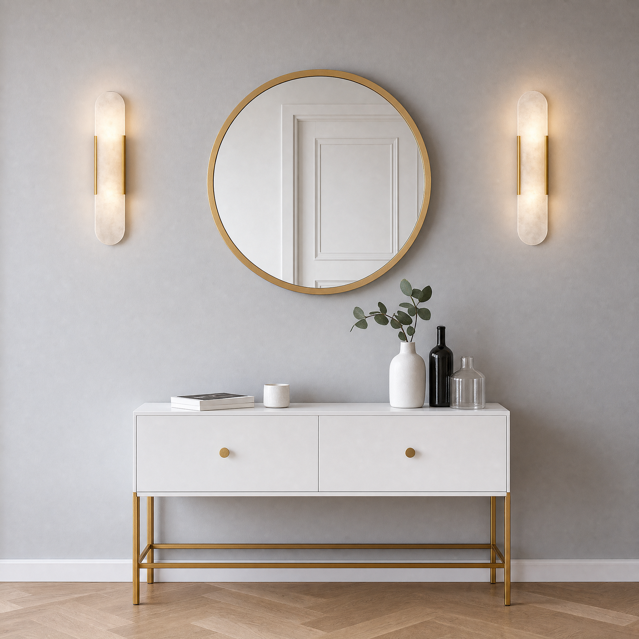 Elegant Marble Wall Sconce Lighting