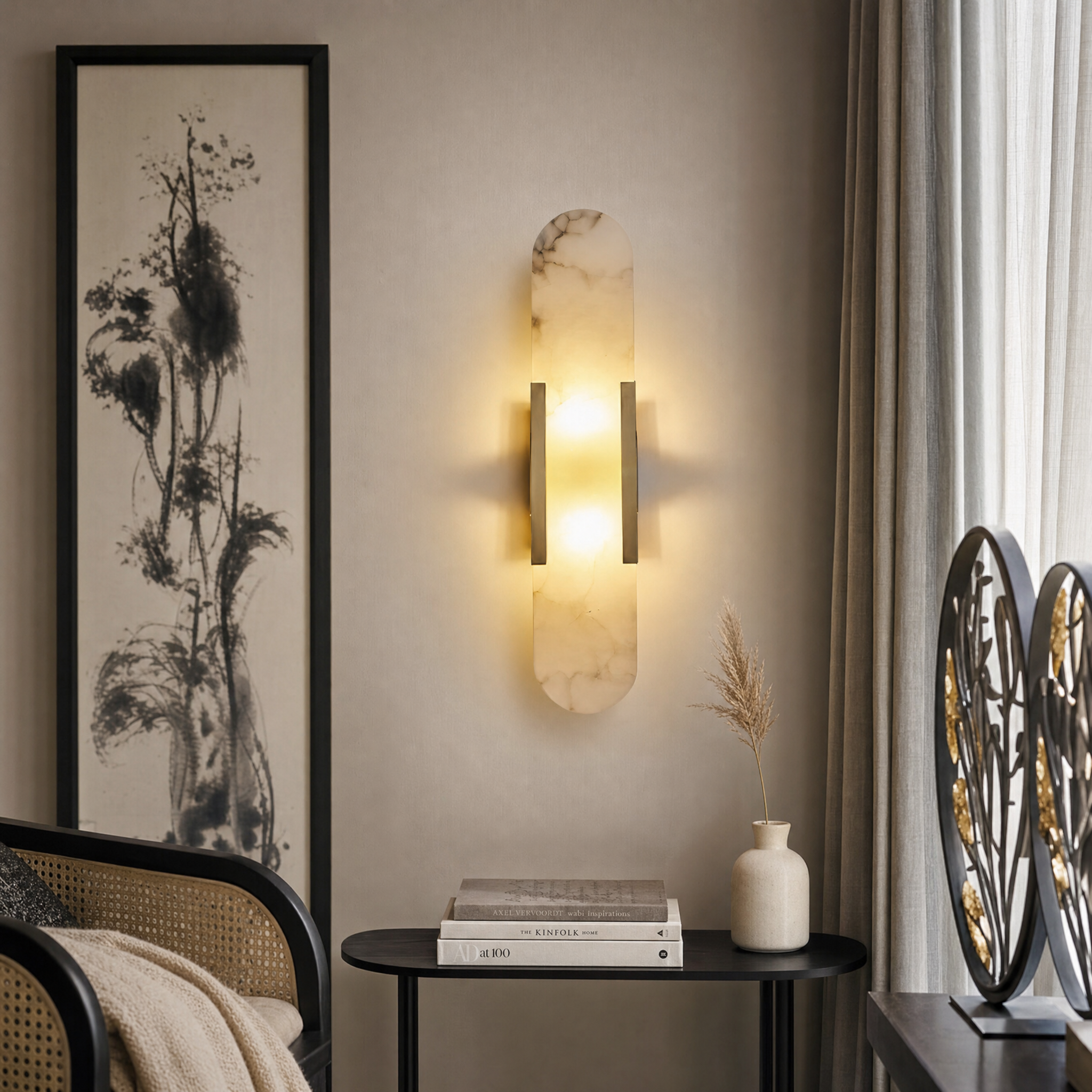 Elegant Marble Wall Sconce Lighting