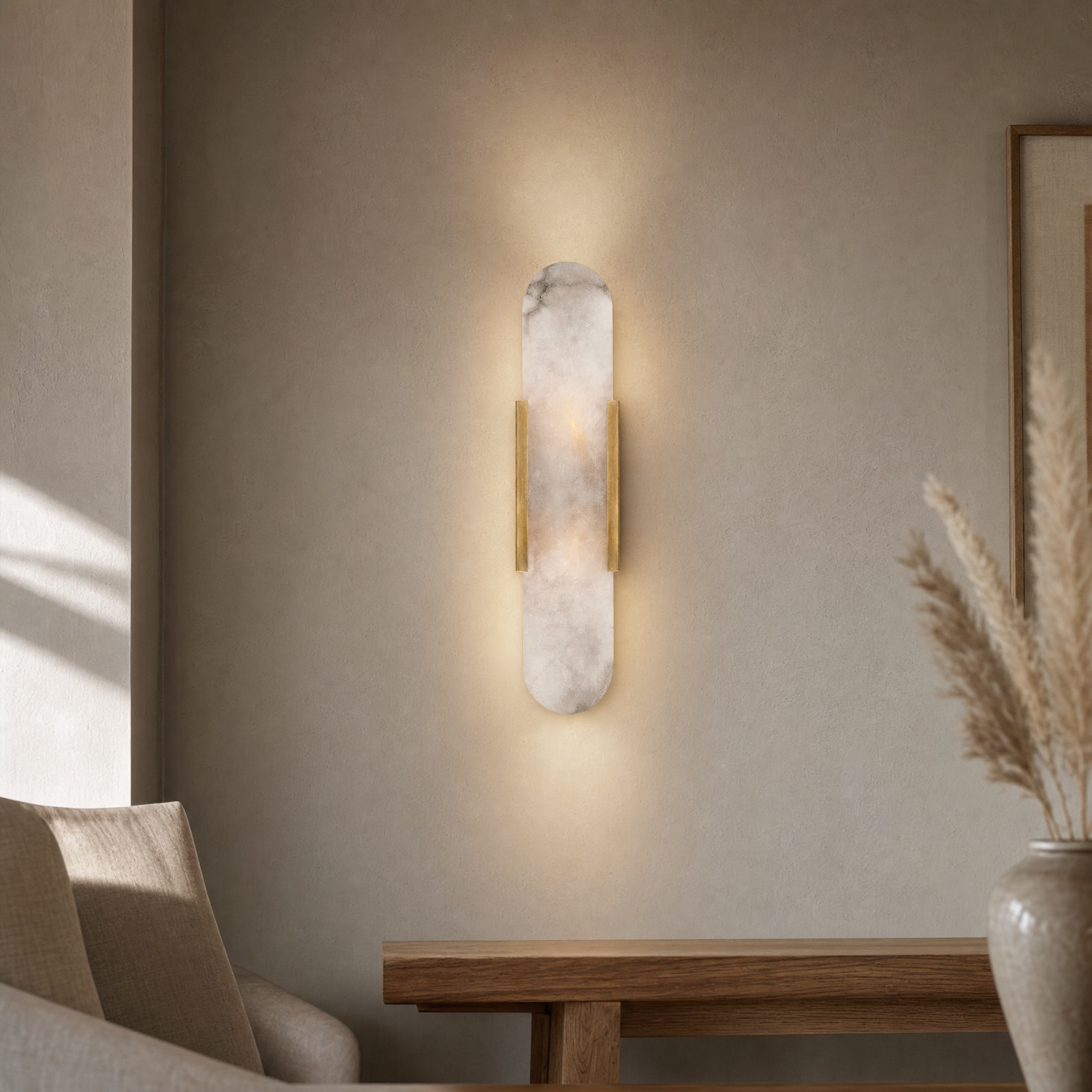 Elegant Marble Wall Sconce Lighting