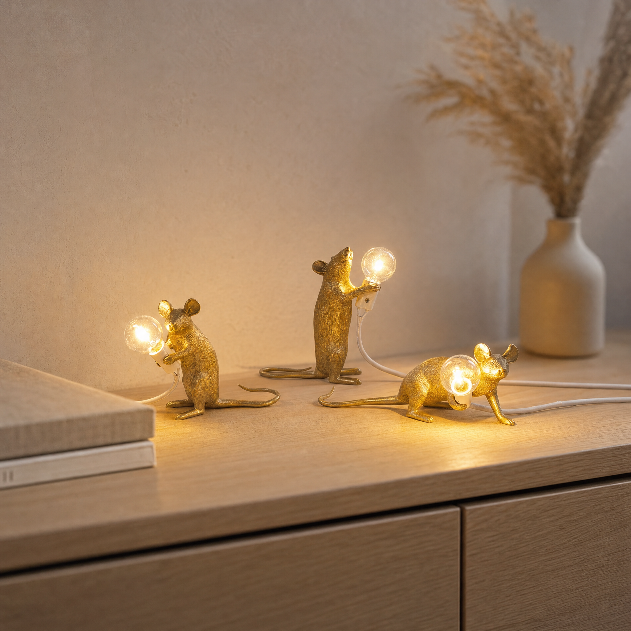 Art Deco Mouse Table Lamp