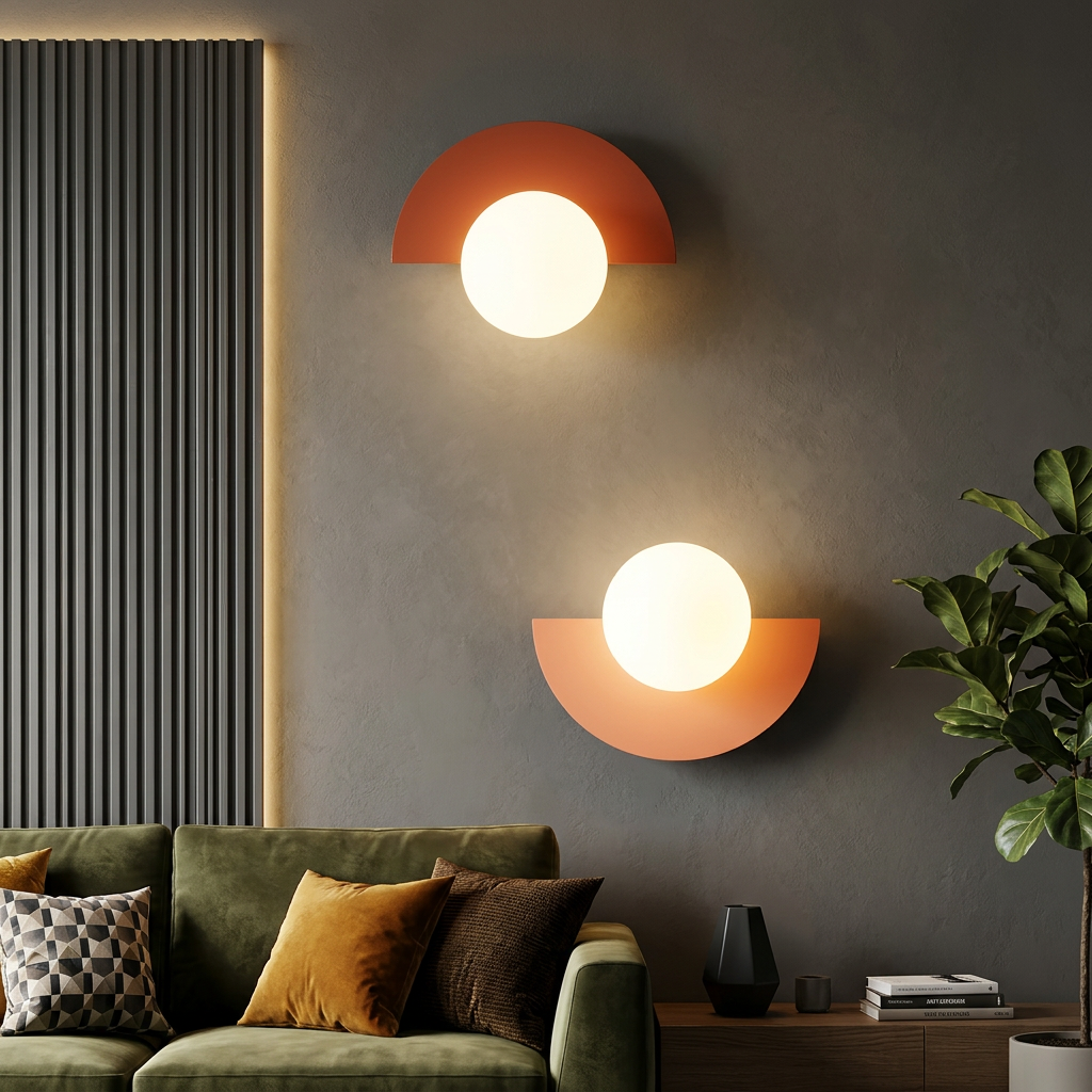 Nordic Semicircle Wall Sconce Light