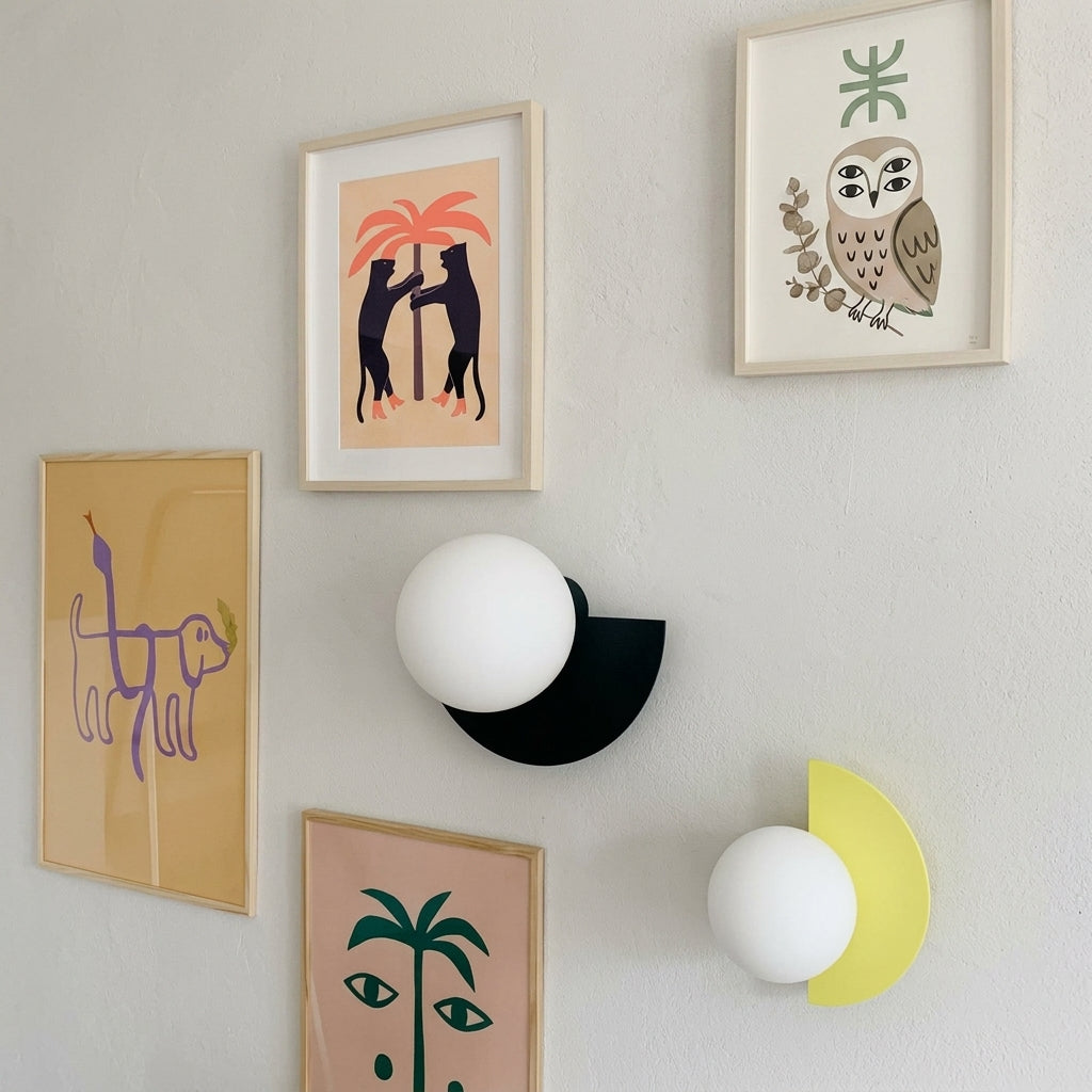 Nordic Semicircle Wall Sconce Light