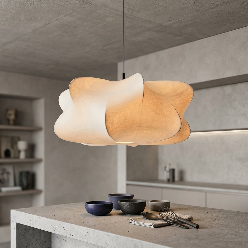 Elegant Silk Pendant Light