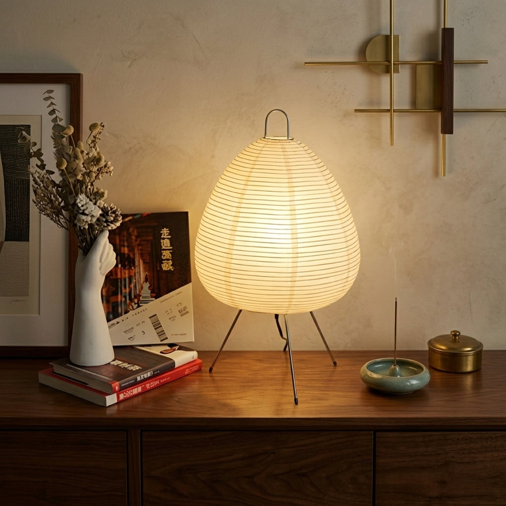 Japanese Rice Paper Table Lamp