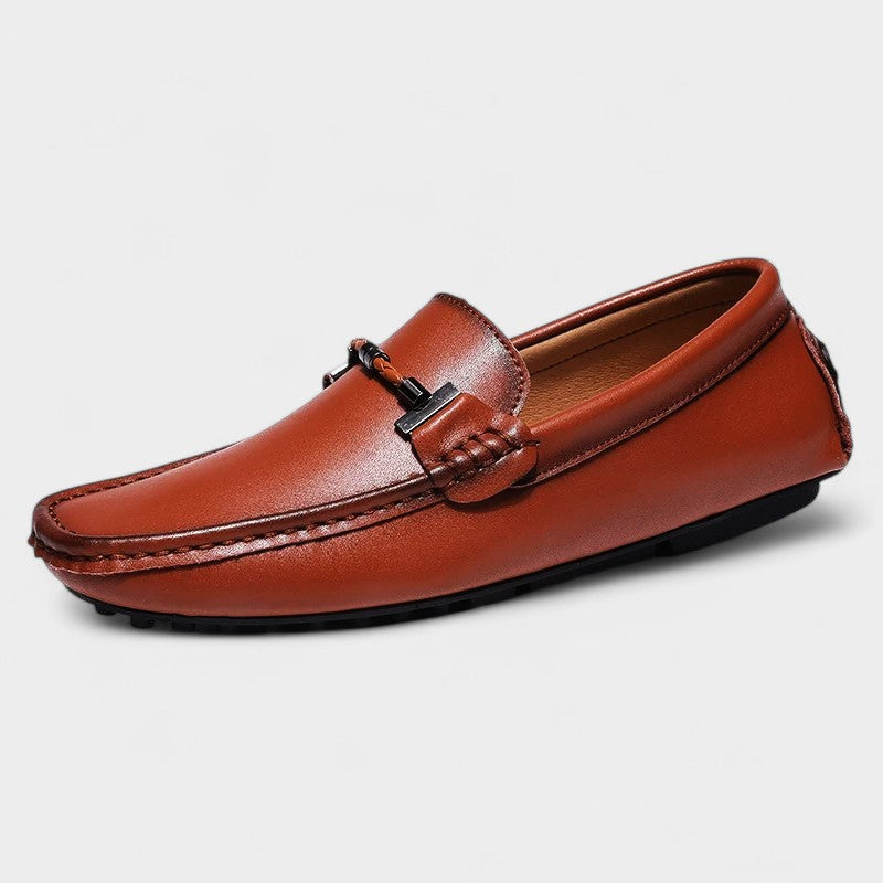 Moccasin Loafers | Black Slip-On Design with Anti-Slip Outsole | Versatile Footwear for Women