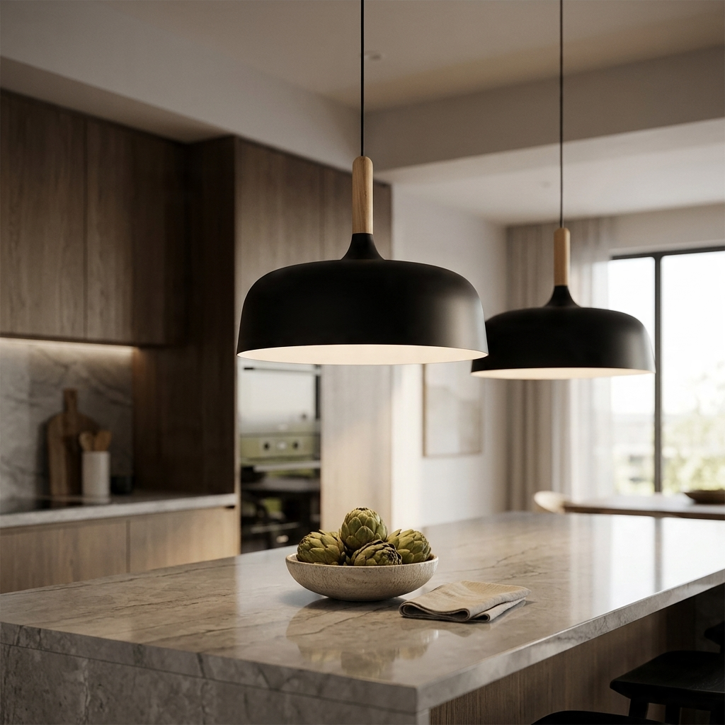 Birken Nordic Wood Pendant Light