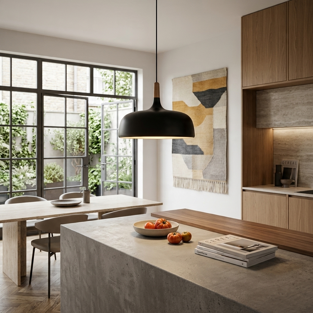 Birken Nordic Wood Pendant Light