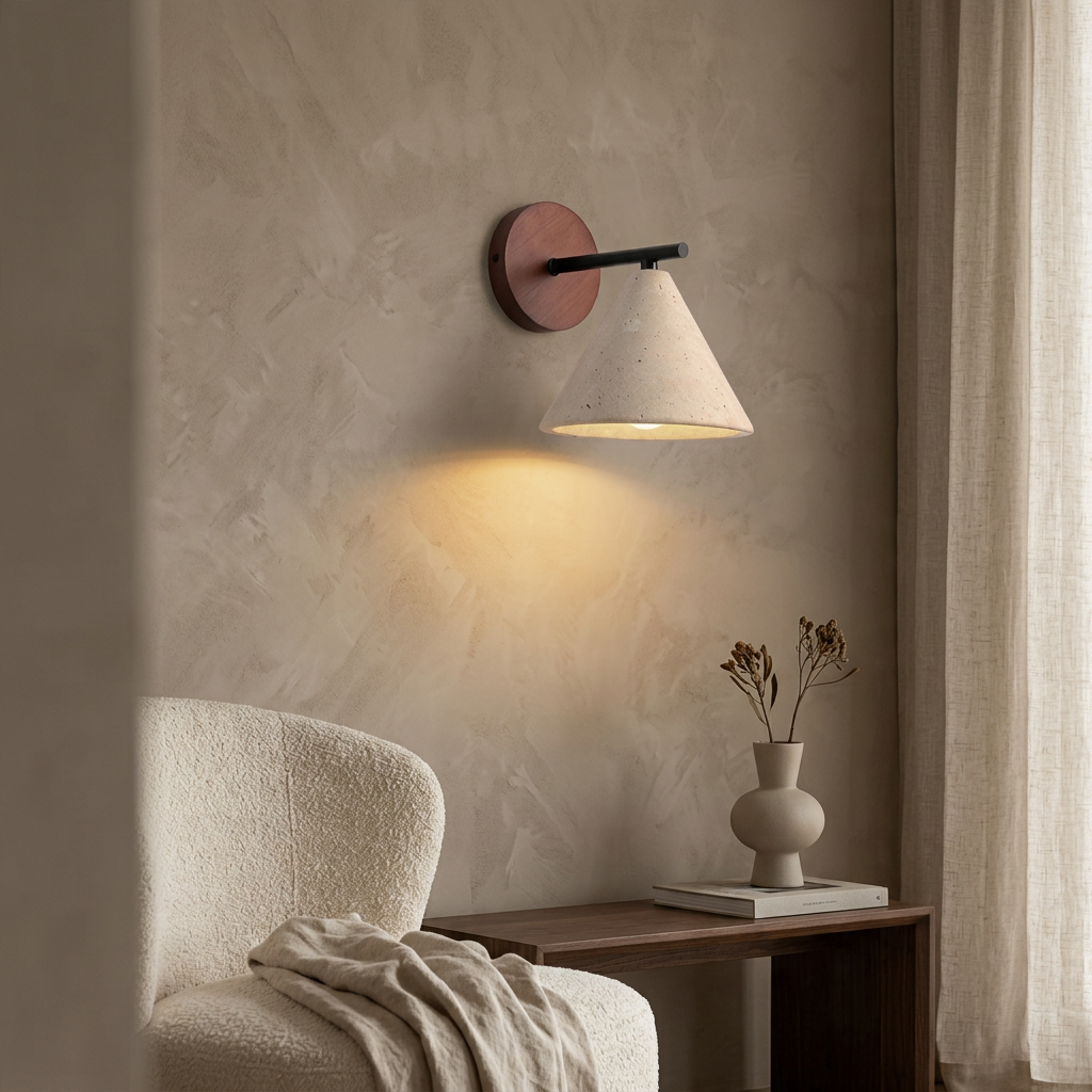 Elegant Cone-Shaped Wall Light