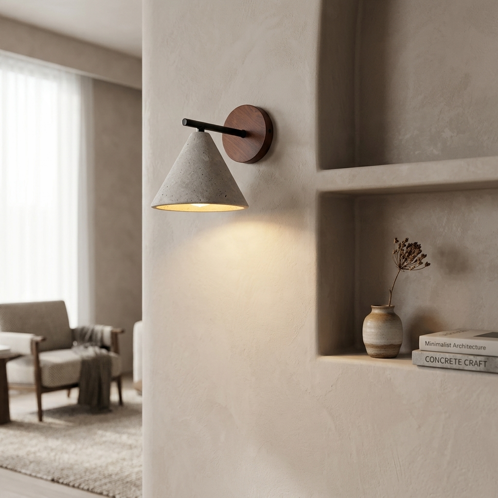 Elegant Cone-Shaped Wall Light