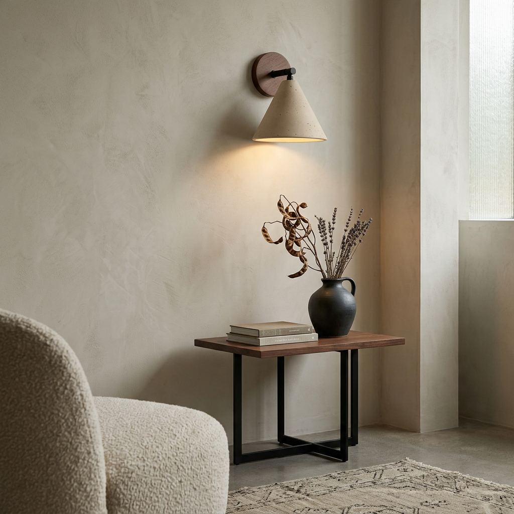 Elegant Cone-Shaped Wall Light