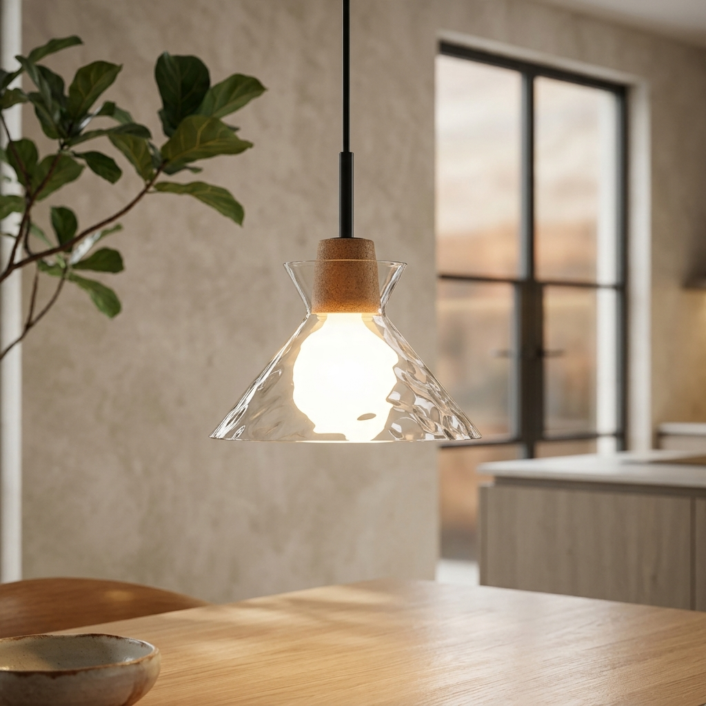 Nordic Elegance Glass Pendant Light
