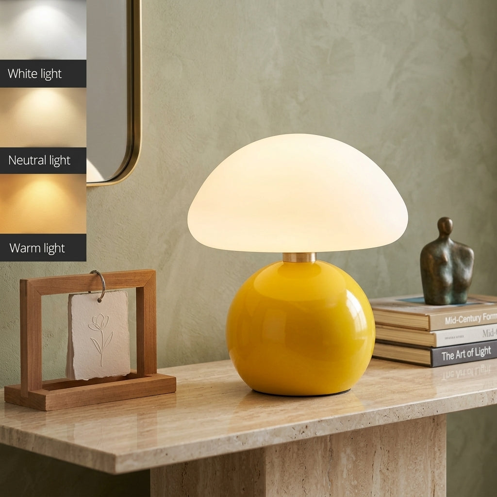 Elegant French Cream Table Lamp