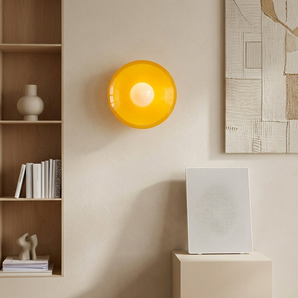Modern Glass Flush Mount Ceiling Light