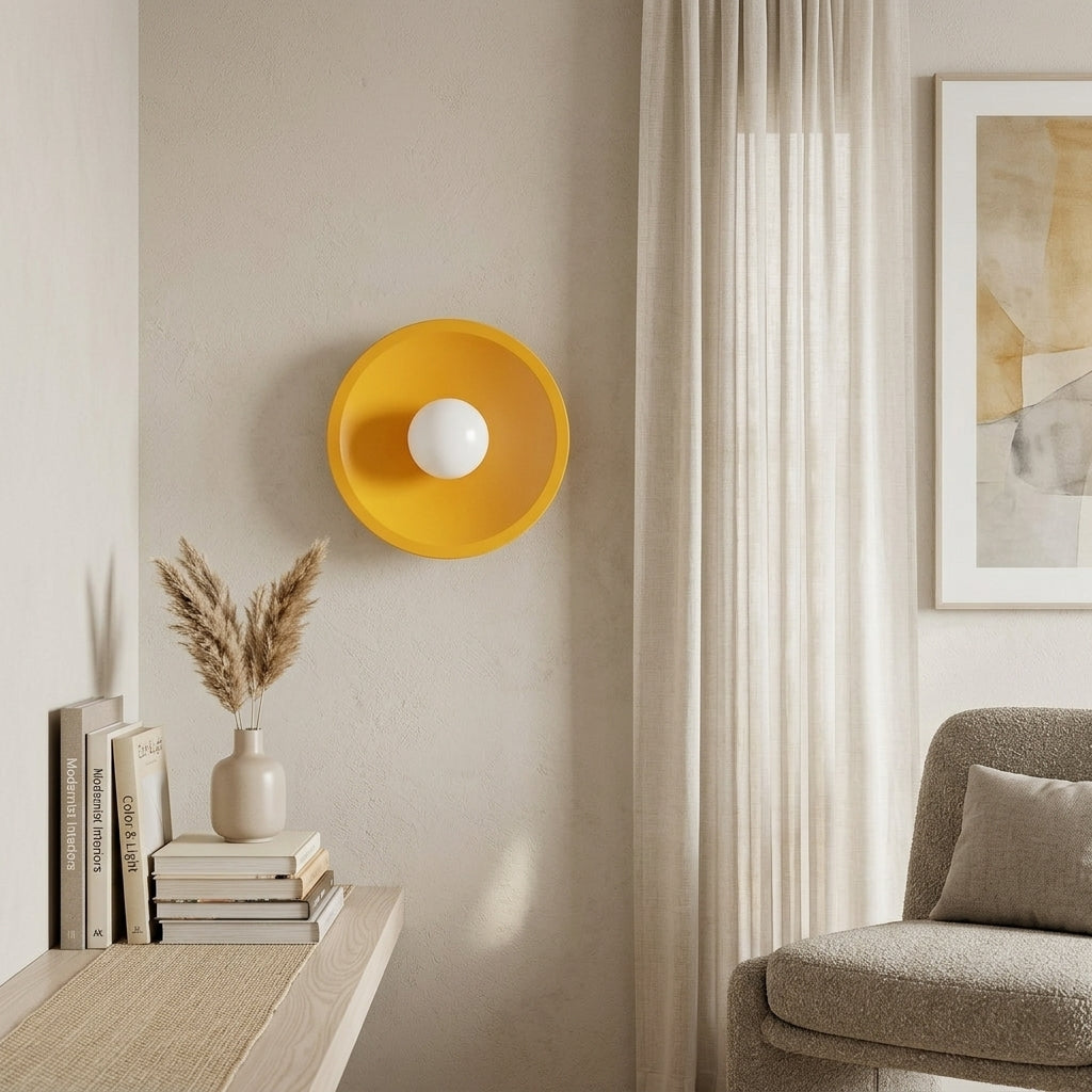 Modern Glass Flush Mount Ceiling Light
