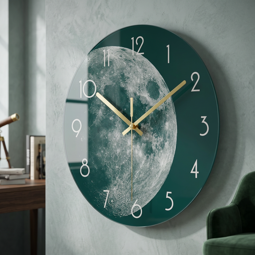 Artistic Glass Wall Clock