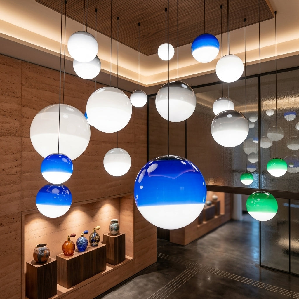 Gradient Glass Pendant Light