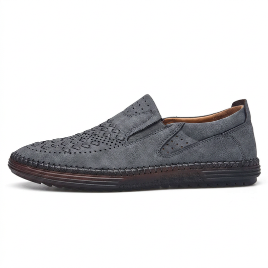 Wave Collection | Slip-On Loafers for with Perforated Design | Stylish Comfort for Everyday Wear