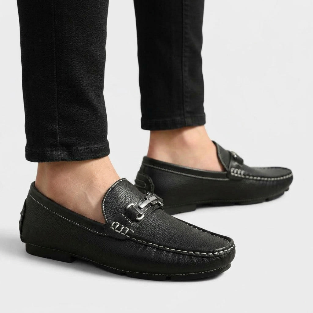 Gray's | Slip-On Loafers for Women with Metal Clasp Detail | Stylish Comfort for Everyday Wear