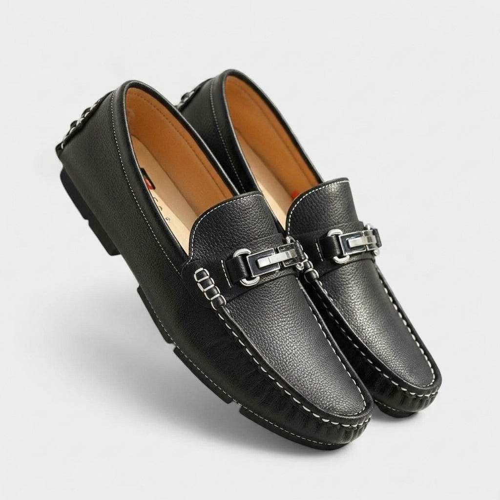 Gray's | Slip-On Loafers for Women with Metal Clasp Detail | Stylish Comfort for Everyday Wear