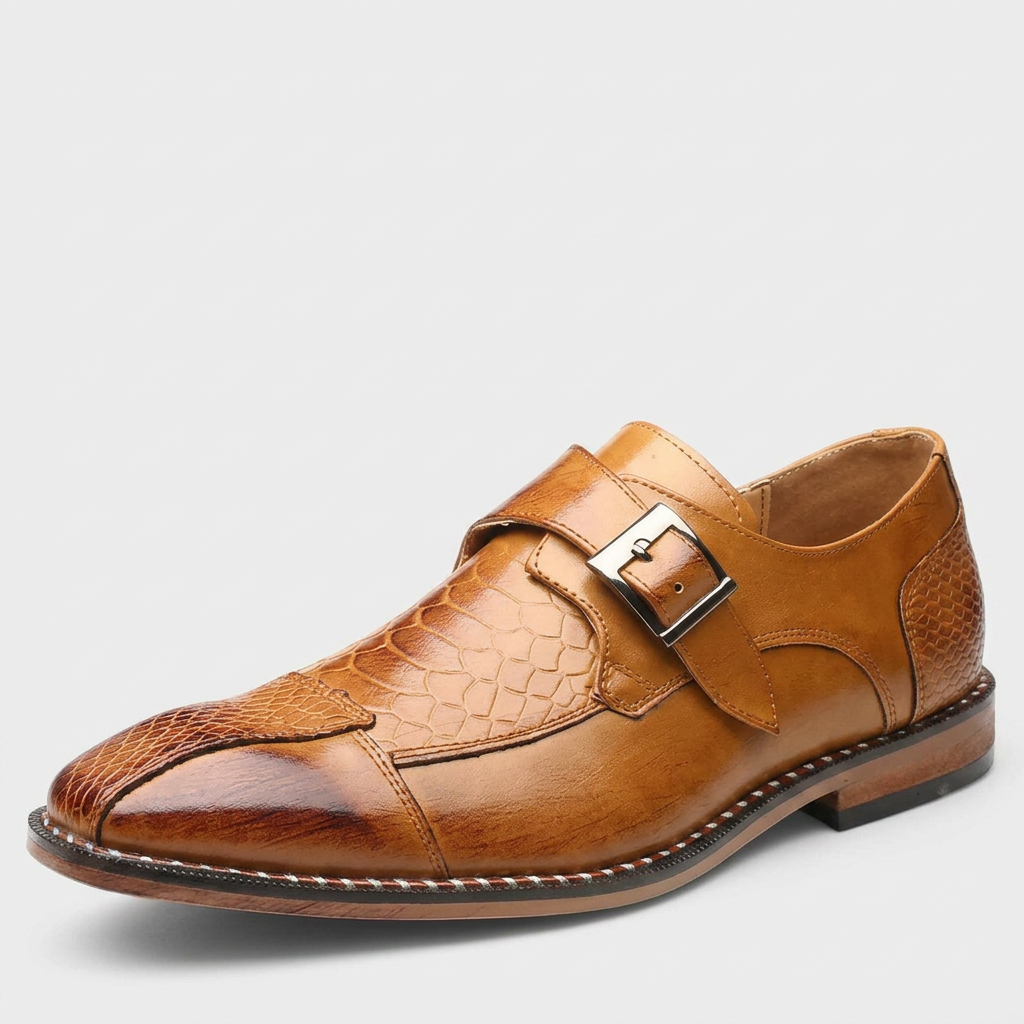 Stylish Loafers | Monk Strap Slip-On Shoes with Cushioned Footbed | Versatile Footwear for Women and Men