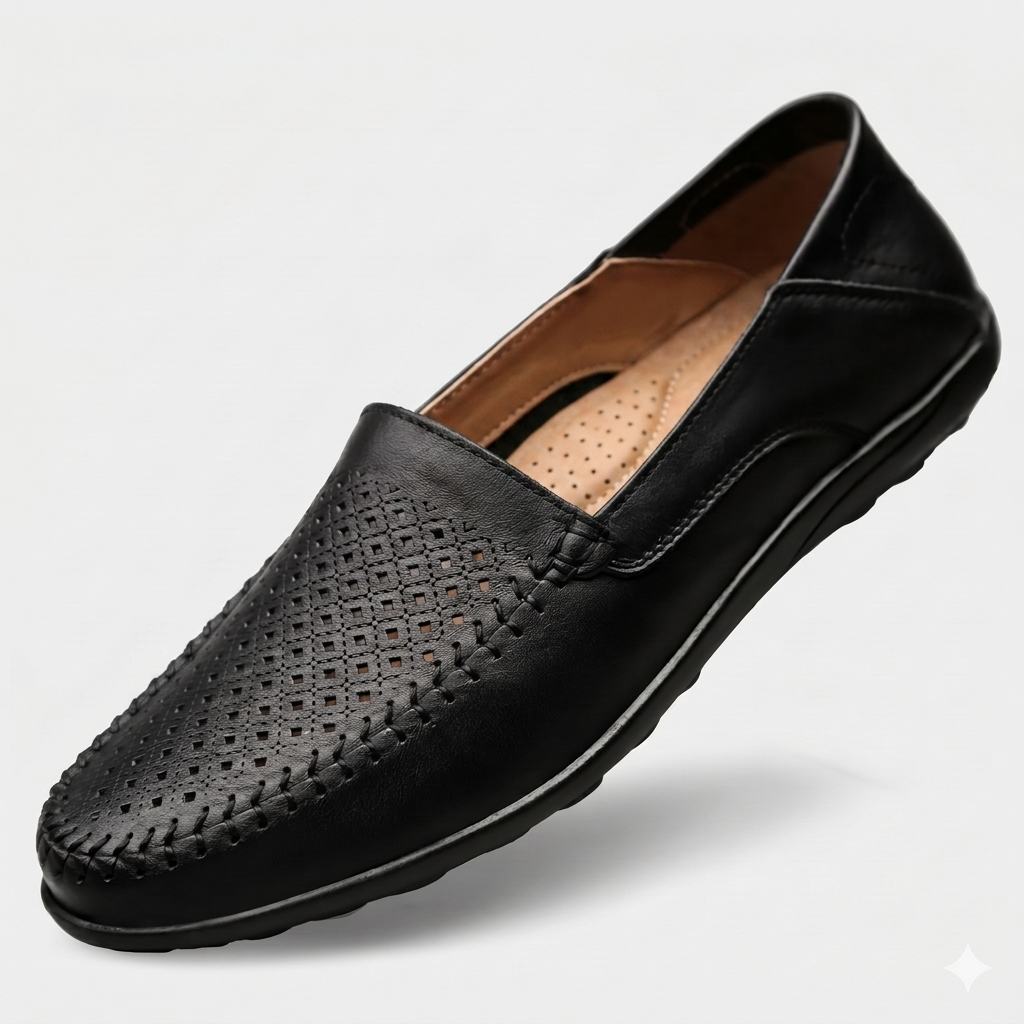 Clean Style | Slip-On Loafers for Women with Airflow Design | Comfortable Everyday Footwear